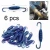 Import 6 pcs Blue Silver Motorcycle Exhaust Spring Stainless Steel Spring Hooks Muffler Pipe from China