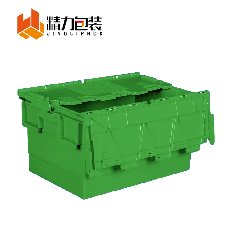 600*400*315 cheap price colorful stack nest logistic moving food fruit finished product storage plastic crate