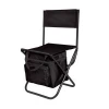 600D polyester outdoor popular folding ice cooler fishing chair with bag