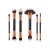 Import 6pcs Double-headed Makeup Brushes Set Travel Tool Kit With PVC Bag from China