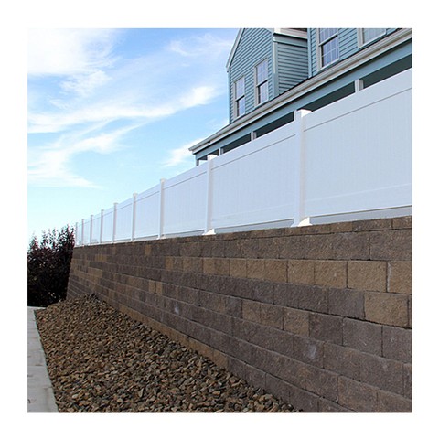 6x8 ft White Color Plastic PVC Cheap Panel Privacy Fence Panels for sale