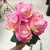 Import 7 Heads Realistic Artificial Fake Rose Flower Bouquet Bunch Wedding Rose Home Decoration from China