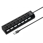 7 Ports Usb2.0 USB Hab Converter Adapter Power Switches Expander 480Mbps For PC Laptop Splitter Adapter Usb Hub