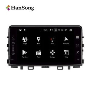 8 inch 1din Android 10.0 car dvd player for   RIO 2020 Quad core GPS Navigation Car radio multimedia stereo Wifi BT