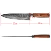 8 inch multifunctional cooking knife Japanese VG10 Damascus Steel Cutting Fishing Meat Kitchen Chef knife