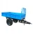 Import 8 ton double axle three-side dump farm tractor trailer for sale from China
