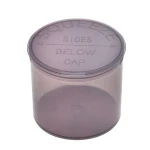 90 Dram Empty Squeeze Pop Top Bottle-Vial Herb Box Acrylic Plastic Storage Stash Jar Pill Bottle Case Box Herb Container