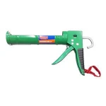 9" STEEL PLATE CAULKING GUN WITH SOFT GRIP