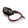 9V battery clip/The high quality 9v battery clip with red and black wire leads