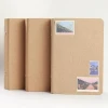 A6 Kraft Spiral Notebook Cover Loose Leaf Binder Folder Notebook Accessory Sheet Shell Office School Stationery