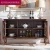 Import AD415A American Classic Solid Wood Sideboard Household Large Capacity Wooden Carved Sideboard from China