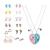 Import ADELANTE Hot Sale Cute Small Animal Love Combination Set Kids Earrings from China