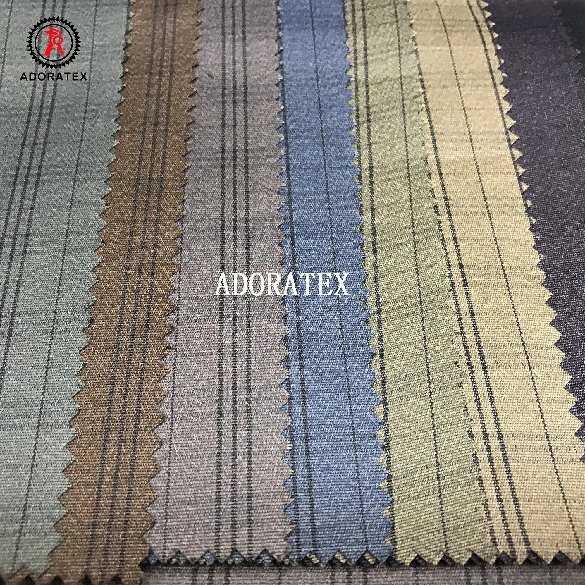 ADORATEX shining design viscose polyester tweed fabric