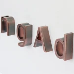 Advertising Metal Channel Letter Sign Letter Alphabet Metal Letters Stickers With Diamonds