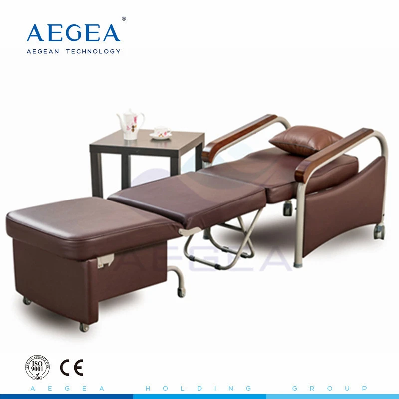AG-AC007 Hospital room accompany sleep folding bed manualfacturer supplier for patient