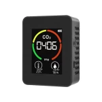 Air quality monitor with LCD screen temperature humidity carbon dioxide detector co2 meter
