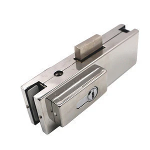Aluminium Alloy glass door patch fitting lock