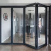 Aluminium Transparent Partition Soundproof Insulated Accordion Malaysia Patio Glass Bi Folding Door