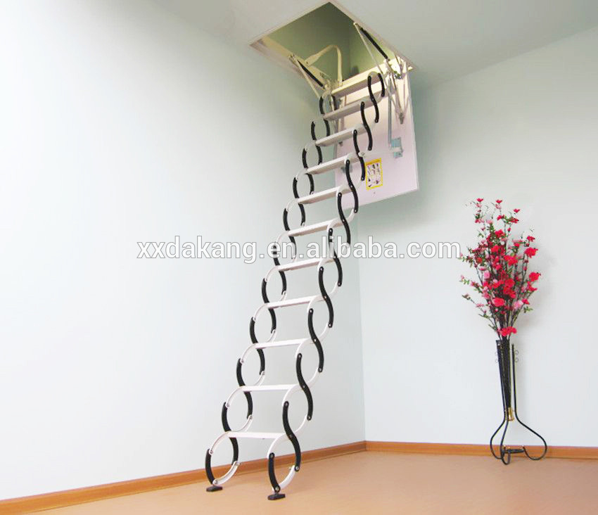 Buy Aluminum Attic Ladder/folding Attic Stair En14975 Model from ...
