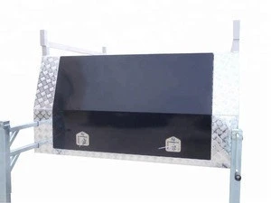 Aluminum Checkerplate Pickup Canopy Tool Cabinet for Sale