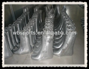 Aluminum last for chemical protective boots
