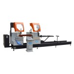 Aluminum Window and Door Profile  CNC Double Miter Saw