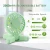 Import Amazon Hot Necklace Fan 90 Rotating Free Adjustment Mini Portable USB Personal Cooling Folding Rechargeable Fan from China