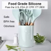 Amazon Hot Sale 38 Pcs BPA Free Food Grade Silicone Kitchen Accessories Cooking Tools Kitchenware Utensils Set