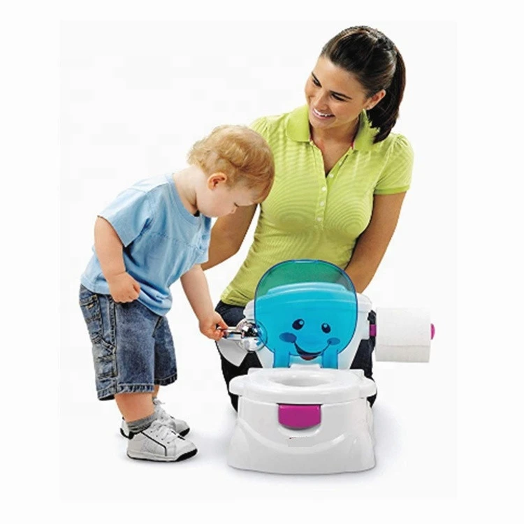 Amazon Hot Sale Carton Music Toilet Baby Potty Chair Training Seat Closestool With Music Baby Inodoros Infantiles