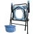 Import Amazon hot selling Adjustable Aluminum Lightweight Folding toilet chair shower chair commode chair from China