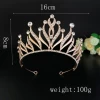 Amazon popular creative wedding crown Carnival Party Dress headdress tiara simple temperament Rhinestone BRIDE crown