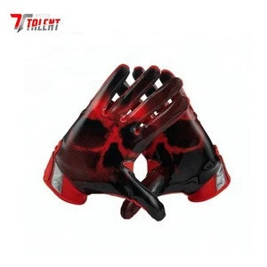 American Football Gloves Sublimation  Customized Palm, cheap american football gloves