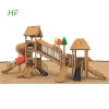 Amusement park products used commercial tube slide plastic playhouse and slide HFHL-90081