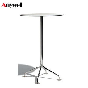 Amywell solid wooden color anti-UV waterproof compact laminate hpl outdoor table