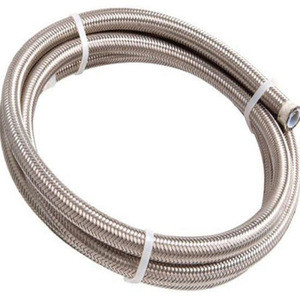 AN4 ptfe 304 stainless steel wire auto motorcycle high pressure hydraulic pipe hose assembly  an4 line oil cooler hose
