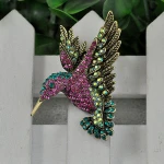 Animal pecker brooch European and American fashion accessories custom brooch