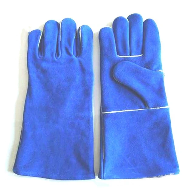 Anti-sweat Leather Protective Glove Factory, Safety Cut Resistant Work Gardening Instock Welding Glove