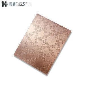 art pattern faked old copper sheet for decoration