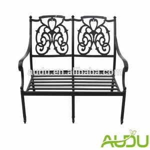 Audu Cast Aluminium Outdoor Patio Garden Bench