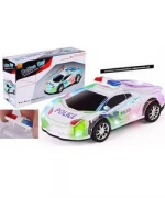 Auto Car Toy for Kids, Electronic Battery Operated LED Vehicle with Music Control Flashing for Children's Birthday Party Gift