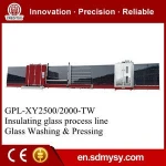Automatic insulating glass production/double glass window making machine