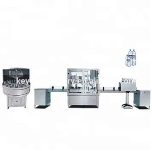 Automatic small bottle water filling machine/complete production line