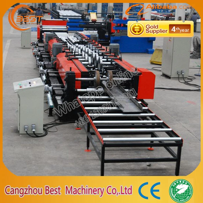 Automatic Steel ladder perforated cable tray making machine