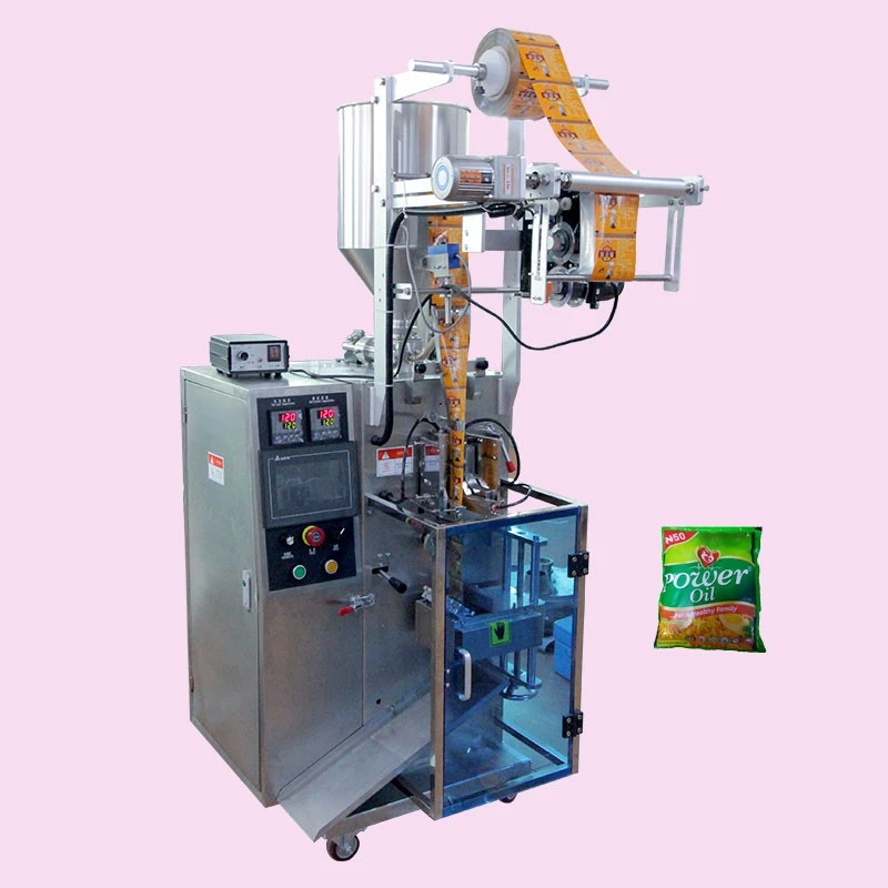 Automatic three side seal small plastic pouch bag making machine