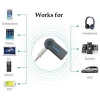 AUX Mini Audio Receiver  Transmitter 3.5mm Jack Handsfree Auto  Car Kit Music Adapter AUX