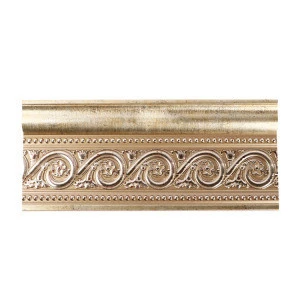 Banruo Best Quality Polystyrene Decorative Carved Curtain Track Line Frame Moulding For Interior Window Decoration