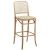 Import Bar furniture solid wood frame real rattan seat cane wood chair from China