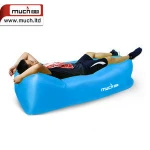 Beach Square Headrest Lazy sleeping bag and waterproof Inflatable Sun Lounger with Nylon Fabric