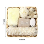 Beauty & Personal Care Bathing Product Women Spa Kit Custom Shower Bath Spa Gift Set with Towel Pumice Stone Loofah Mesh Sponge