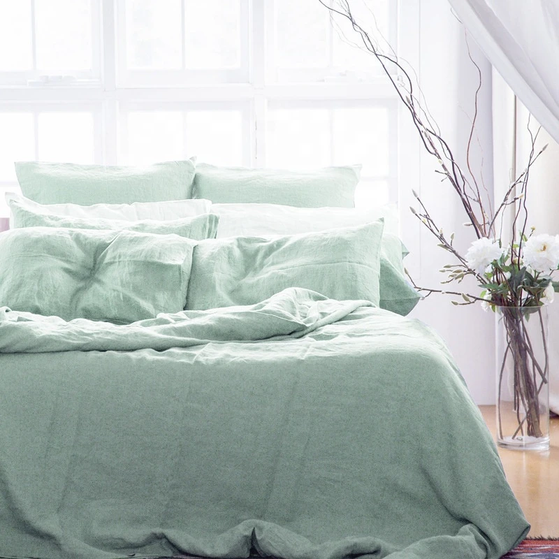 Best New 100% Linen Bedding, Luxury Bed Sheet Bedding Set Bedding Comforter Sets Luxury For Baby/